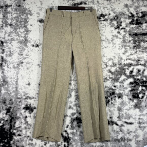 Vintage‎ Levis Action Slacks Pants Mens Size 32x31 Beige Straight Leg 70s Retro - Picture 1 of 13